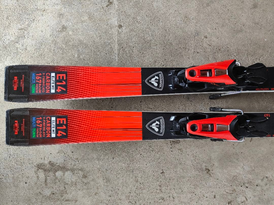 ROSSIGNOL ヒーローE14カーボン エリートカービングスキー板167cm