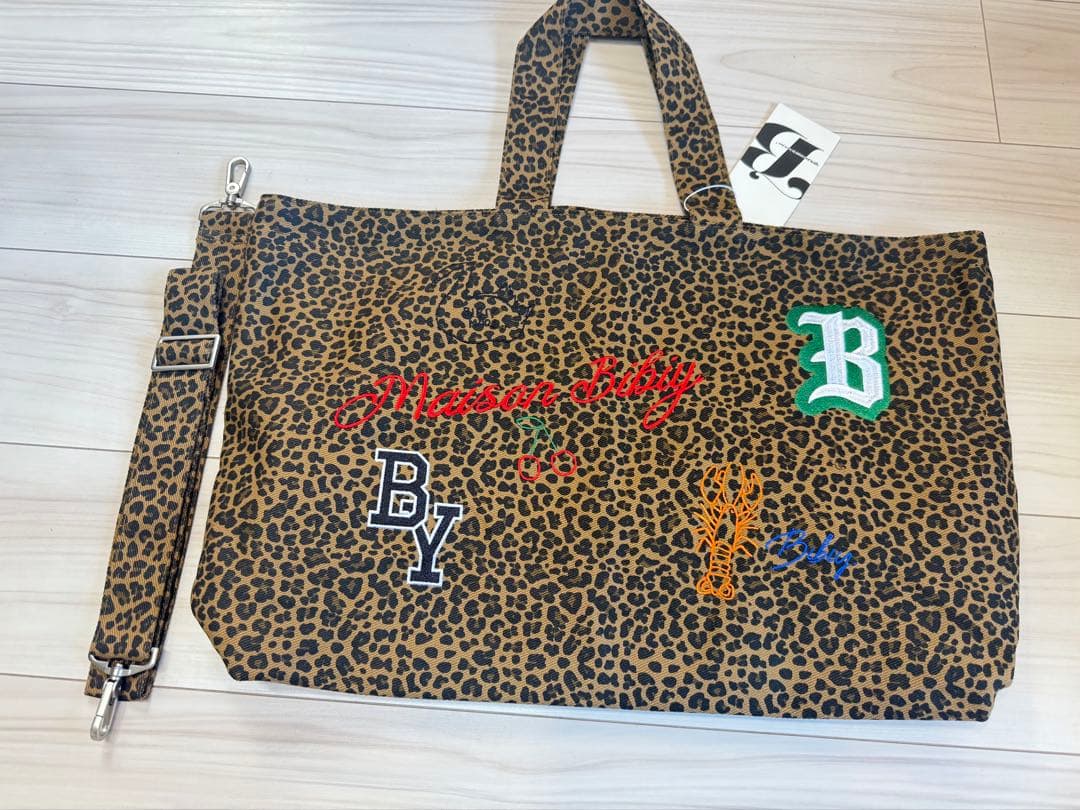 新品タグ付き　MAISON BIBIY. LEOPARD TOTE Bibiy