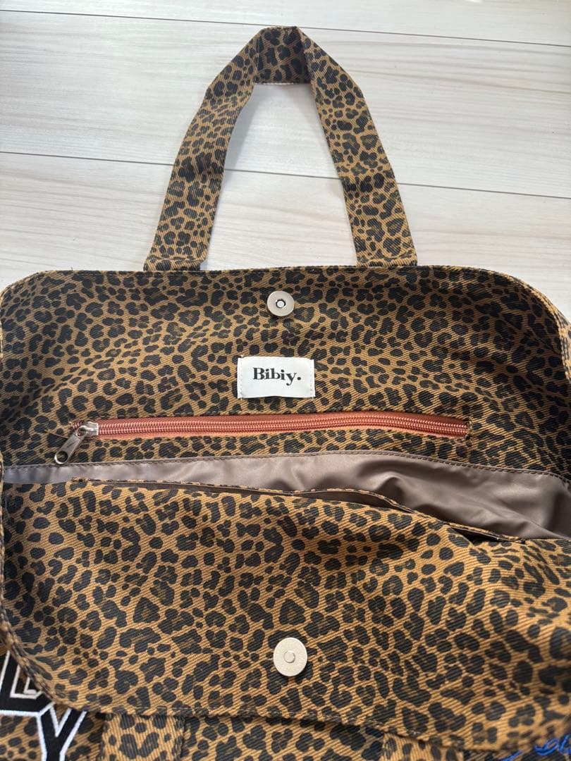 新品タグ付き　MAISON BIBIY. LEOPARD TOTE Bibiy