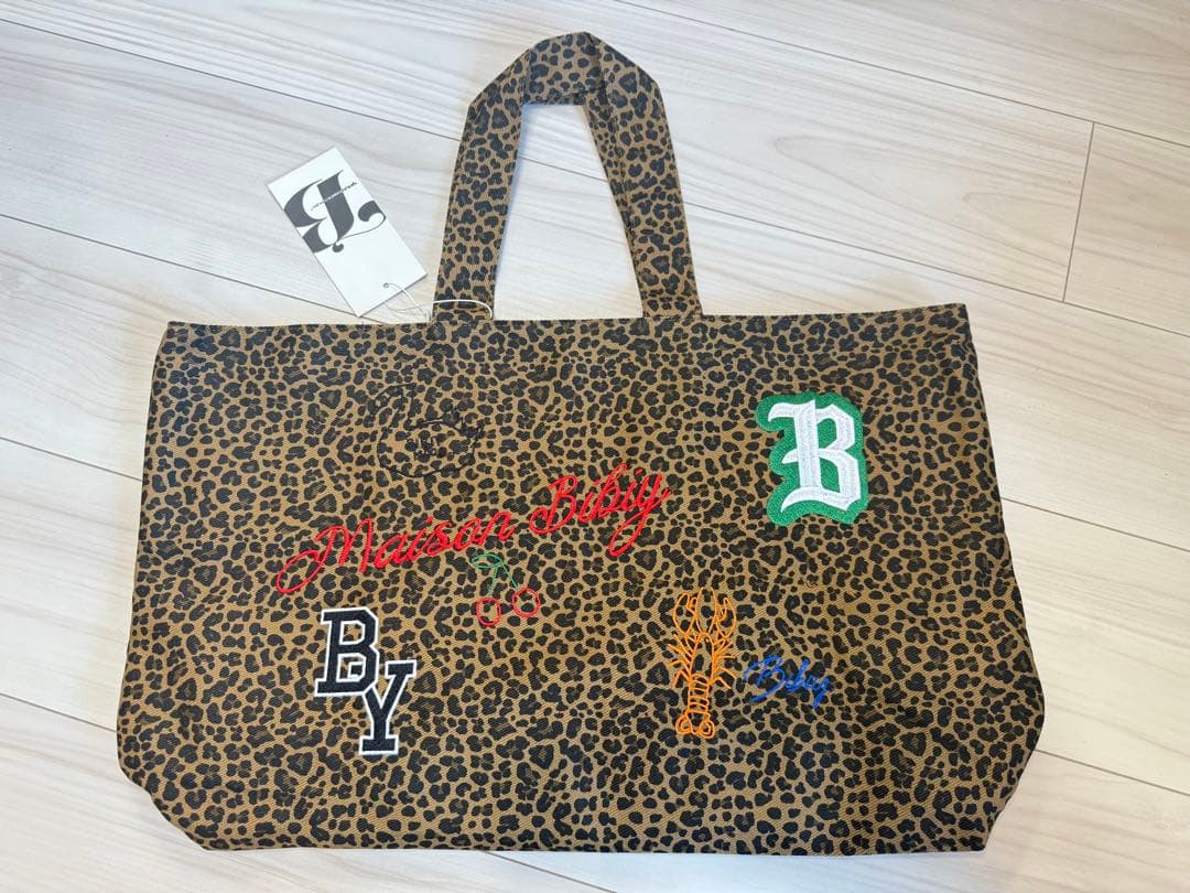 新品タグ付き　MAISON BIBIY. LEOPARD TOTE Bibiy