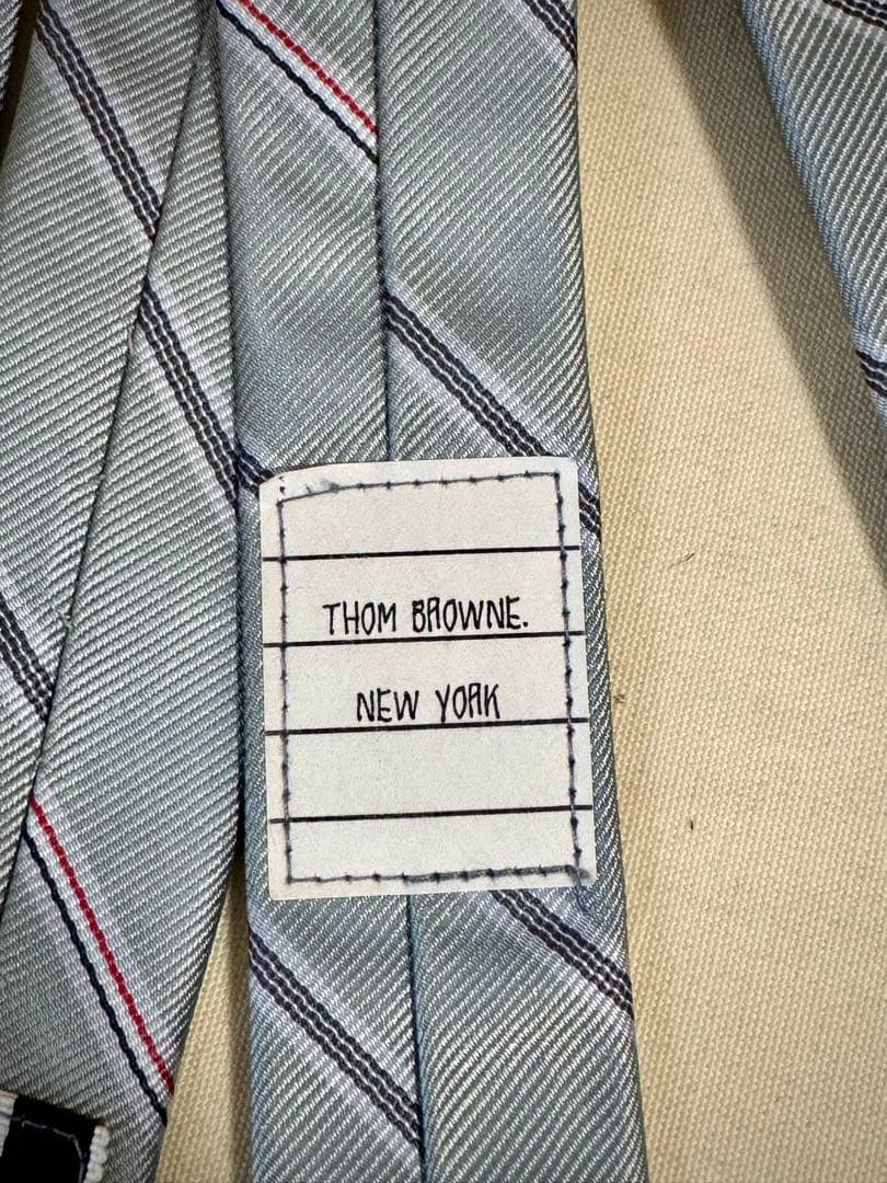 THOM BROWNE ネクタイ　レジメンタル