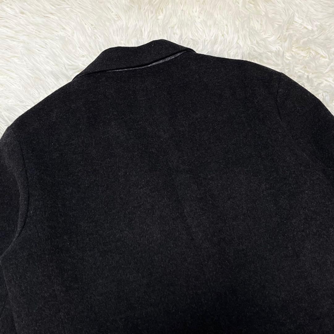 美品✨現行 カシミヤ混 マッキントッシュ チェスターコート M チャコールグレー