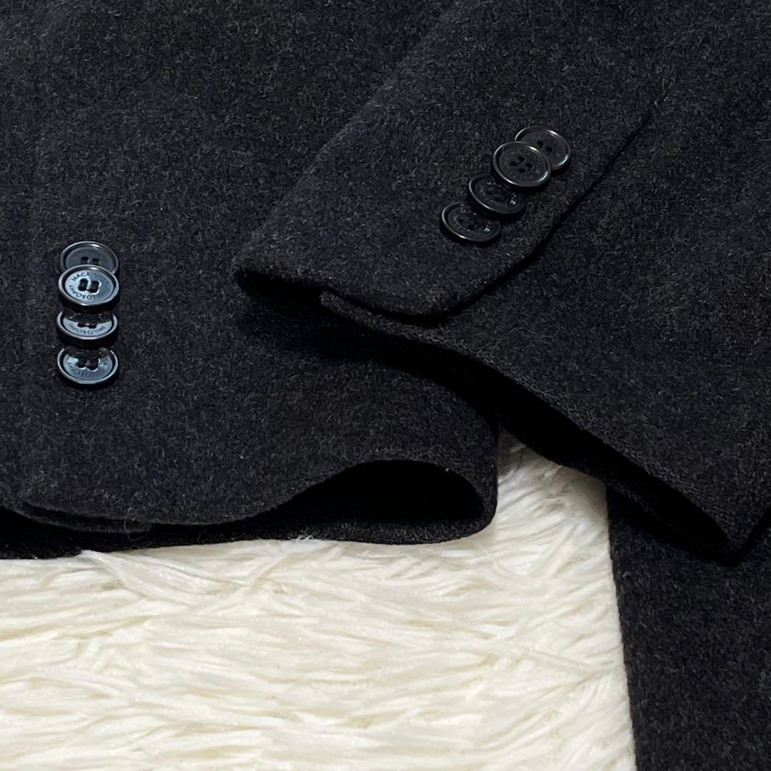 美品✨現行 カシミヤ混 マッキントッシュ チェスターコート M チャコールグレー