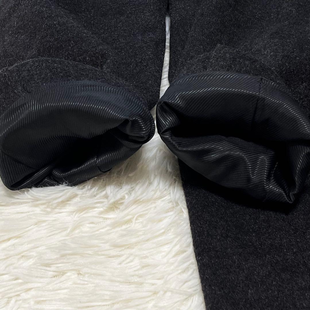美品✨現行 カシミヤ混 マッキントッシュ チェスターコート M チャコールグレー
