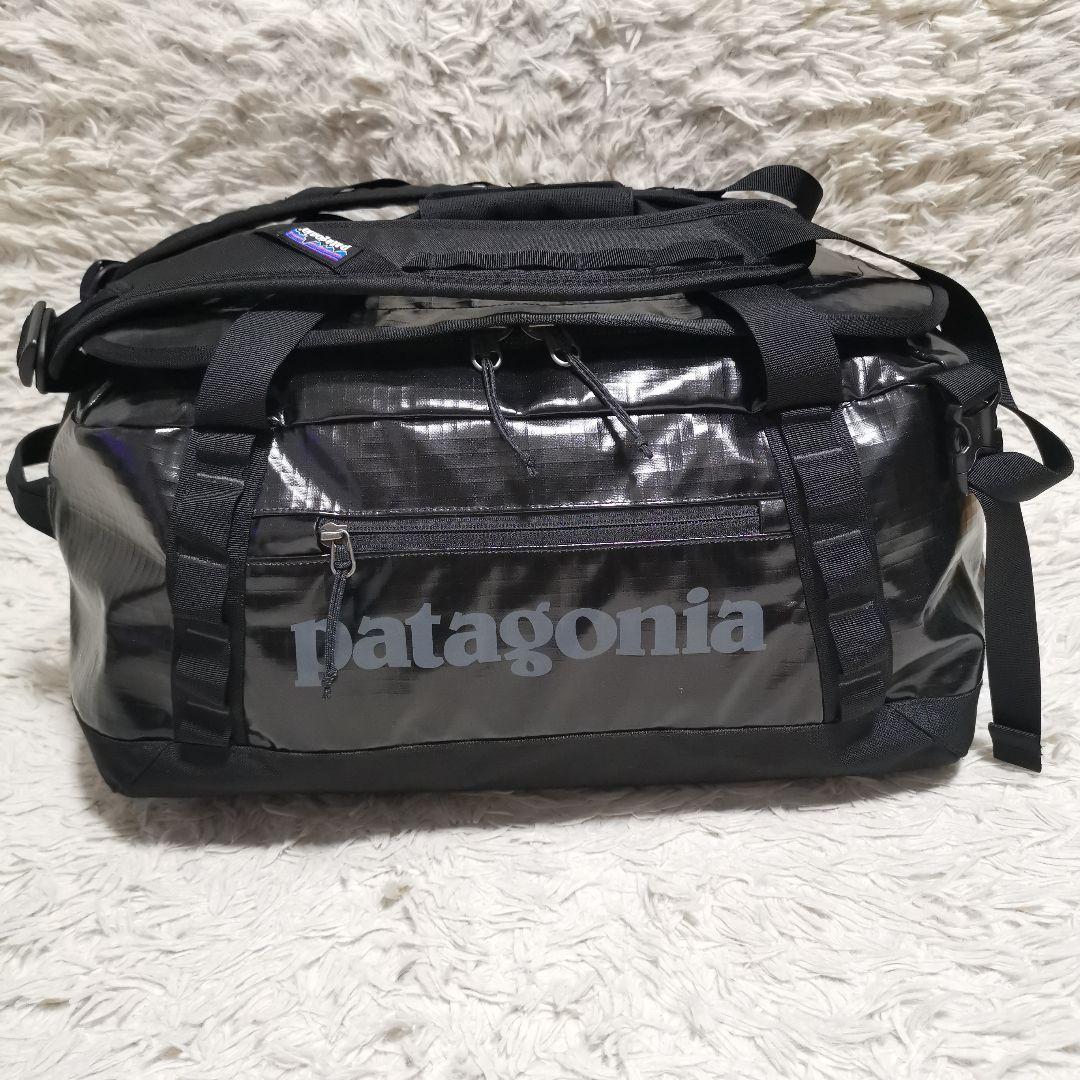 未使用級 patagonia ブラックホール ダッフル 40L ブラック