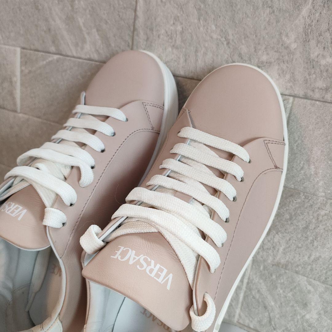 極美品❢VERSACE　ヴェルサーチ　レザーシューズ　37