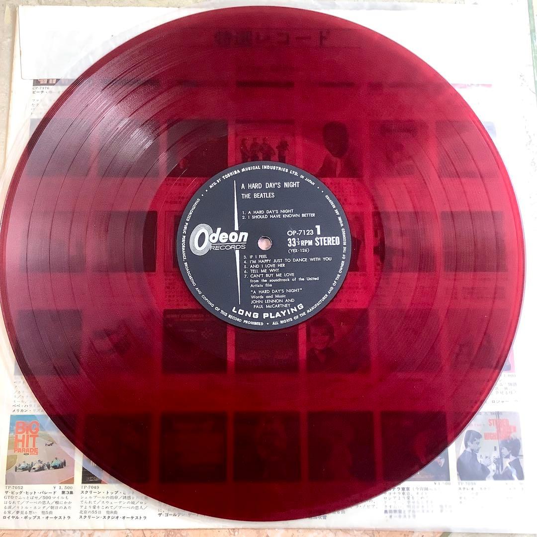 レア美品! ビートルズ 赤盤オデオン1964年オリジナル ビートルズがやって来る