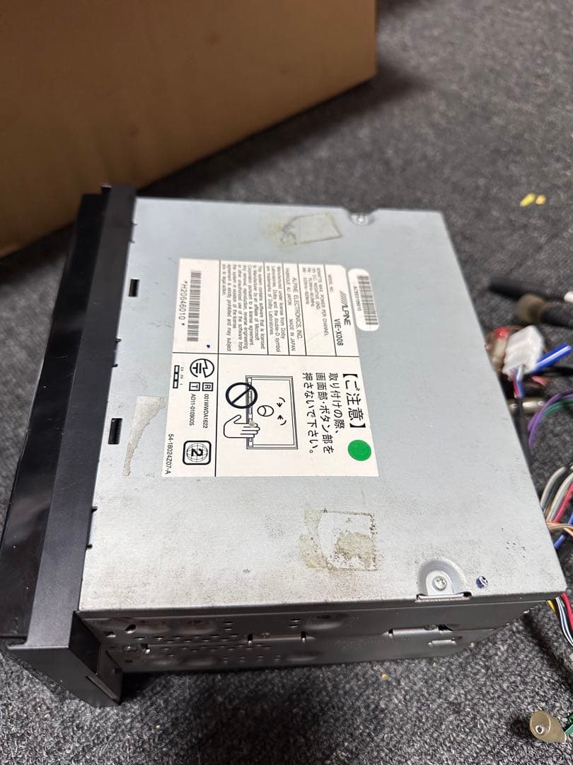 ALPINE VIE-X008 カーナビ 1DIN