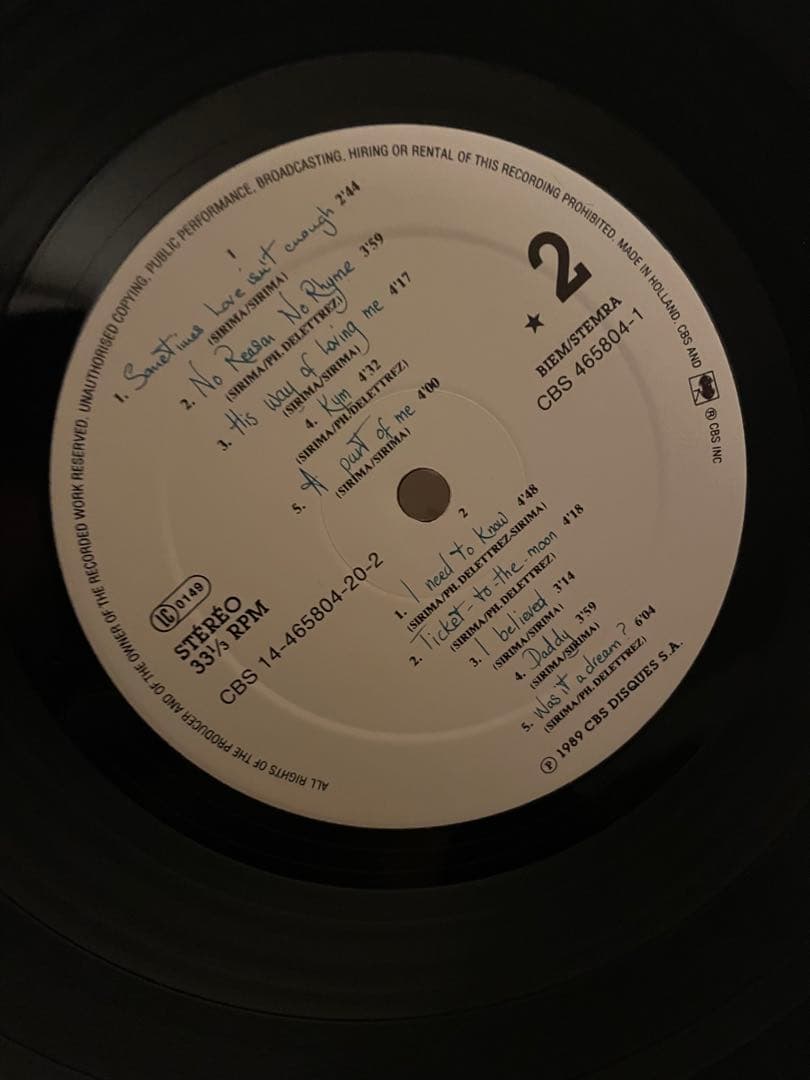 Sirima/ ...a part of me レコード　須永　orgarbar