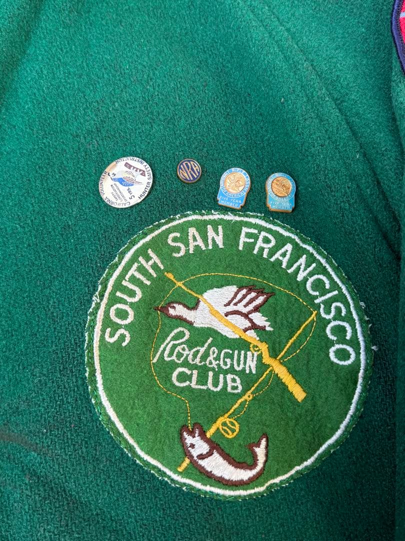 50s Hatchers ヴィンテージ スタジャン アワードジャケット ロング丈