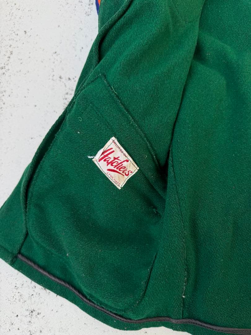 50s Hatchers ヴィンテージ スタジャン アワードジャケット ロング丈