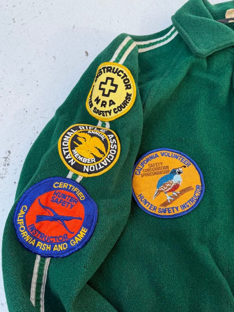 50s Hatchers ヴィンテージ スタジャン アワードジャケット ロング丈