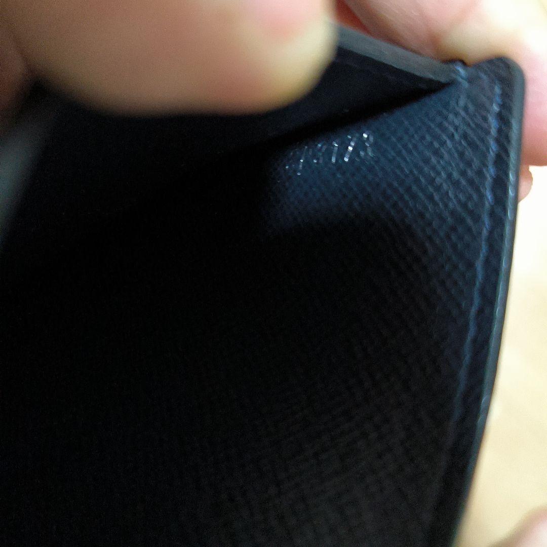 Louis Vuitton （未使用品）エピレザー二つ折り財布 ブラック