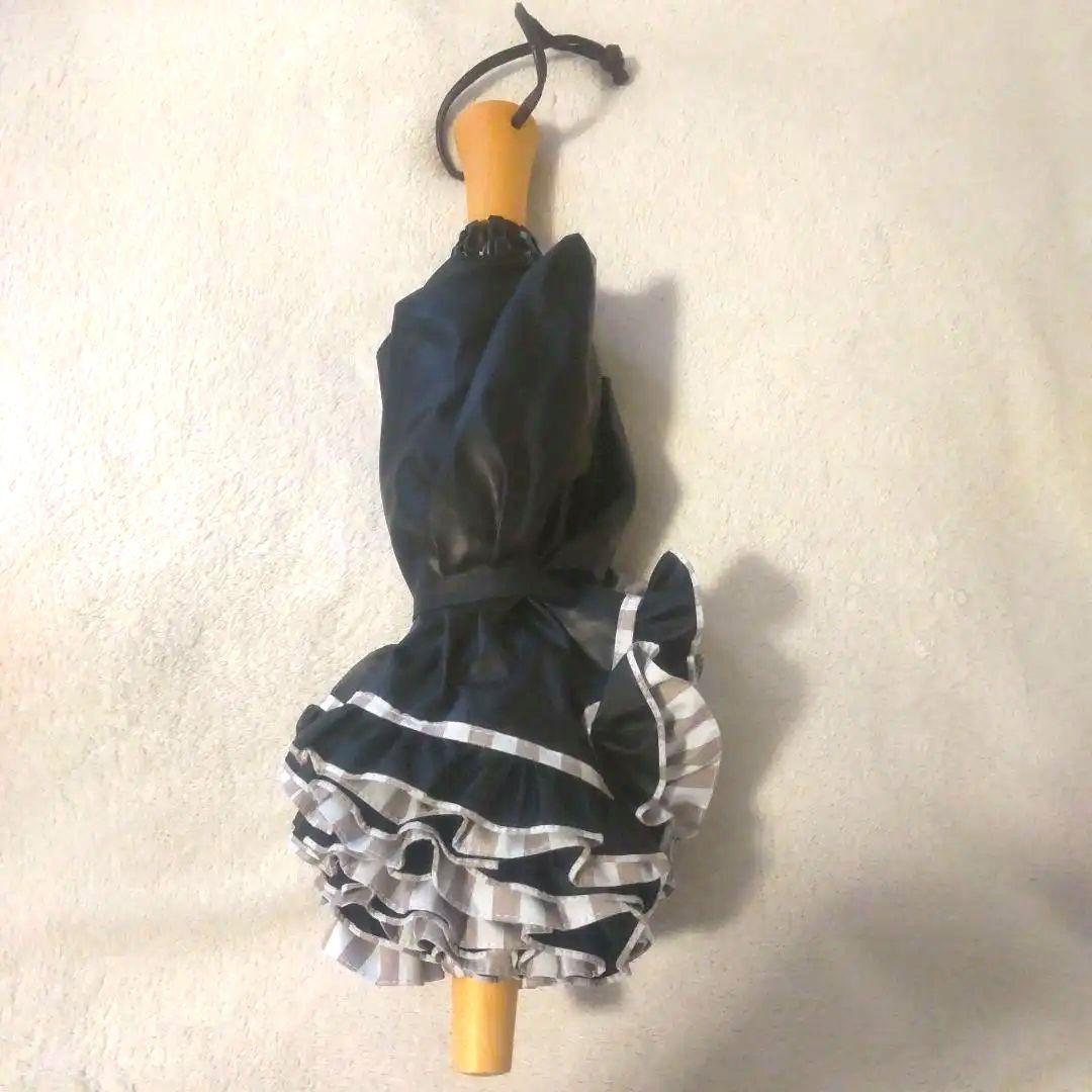 みらい。他の方はご遠慮ください。サンバリア100　折りたたみ日傘 フリル