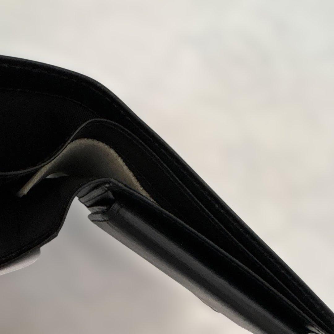 ポロ ラルフローレン 財布 二つ折　メンズ レザー　エンボス　新品未使用品