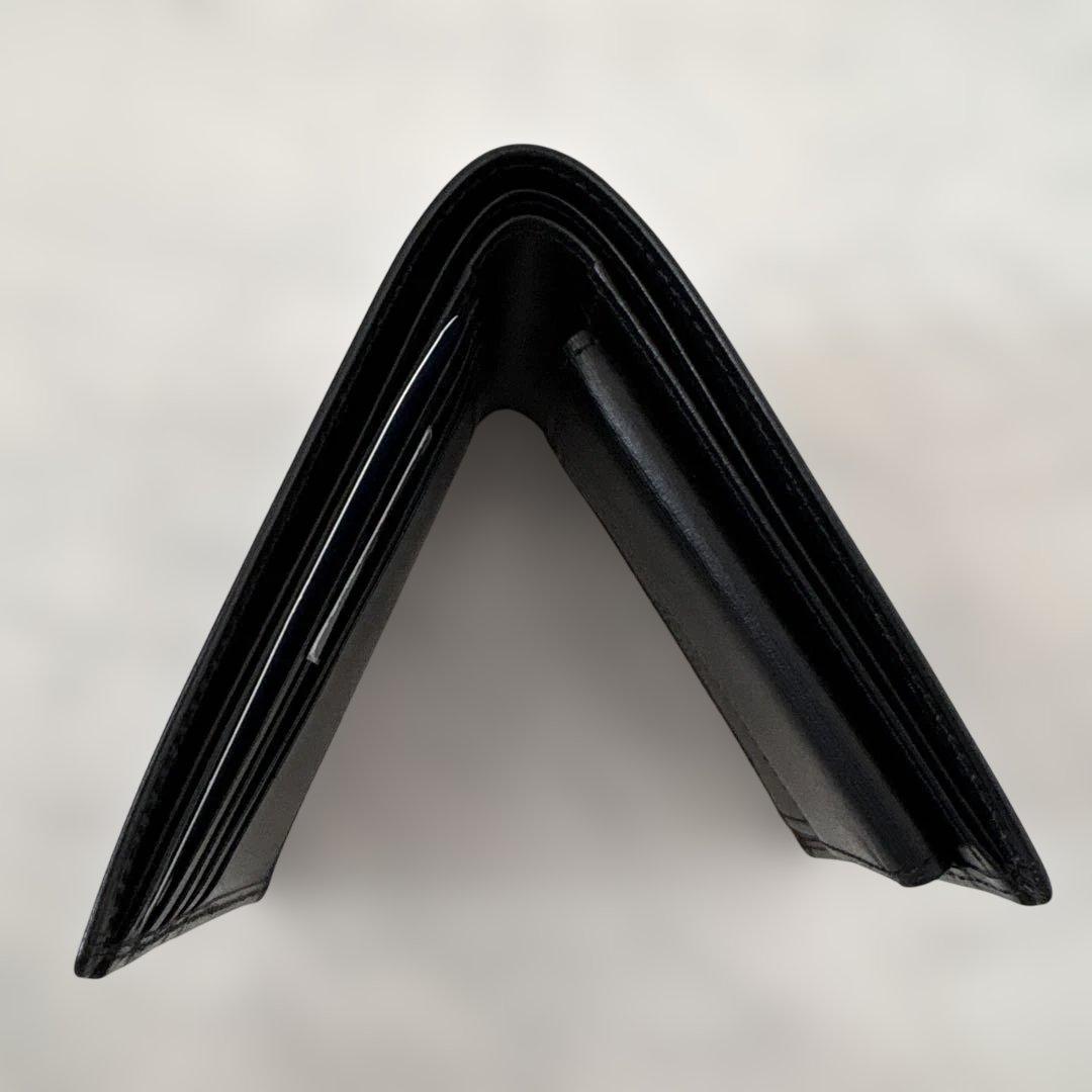 ポロ ラルフローレン 財布 二つ折　メンズ レザー　エンボス　新品未使用品