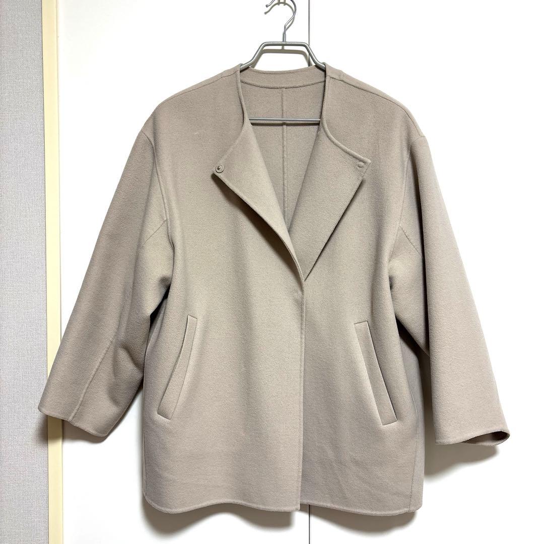 SLOBE IENA HAMILTONダブルフェイスショートコート BEIGE