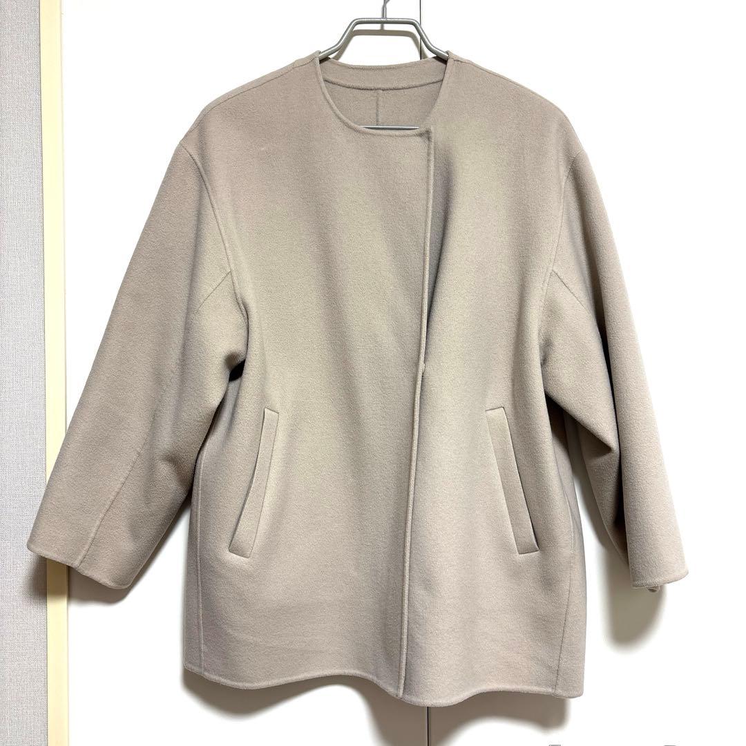 SLOBE IENA HAMILTONダブルフェイスショートコート BEIGE