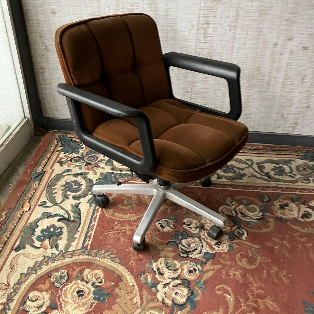 昭和レトロ ヴィンテージ PLUS プラス アームチェア デスクチェア ワーク
