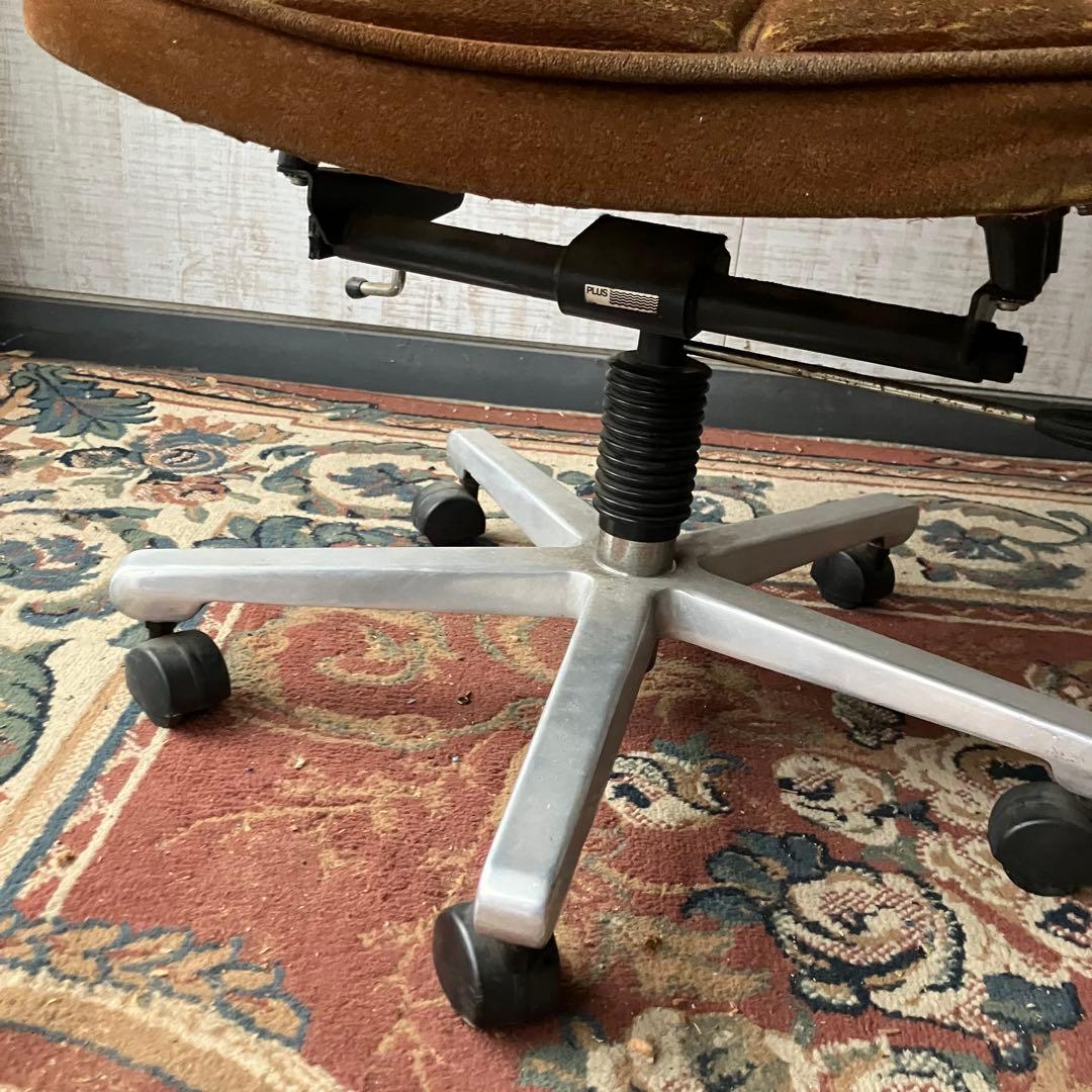 昭和レトロ ヴィンテージ PLUS プラス アームチェア デスクチェア ワーク