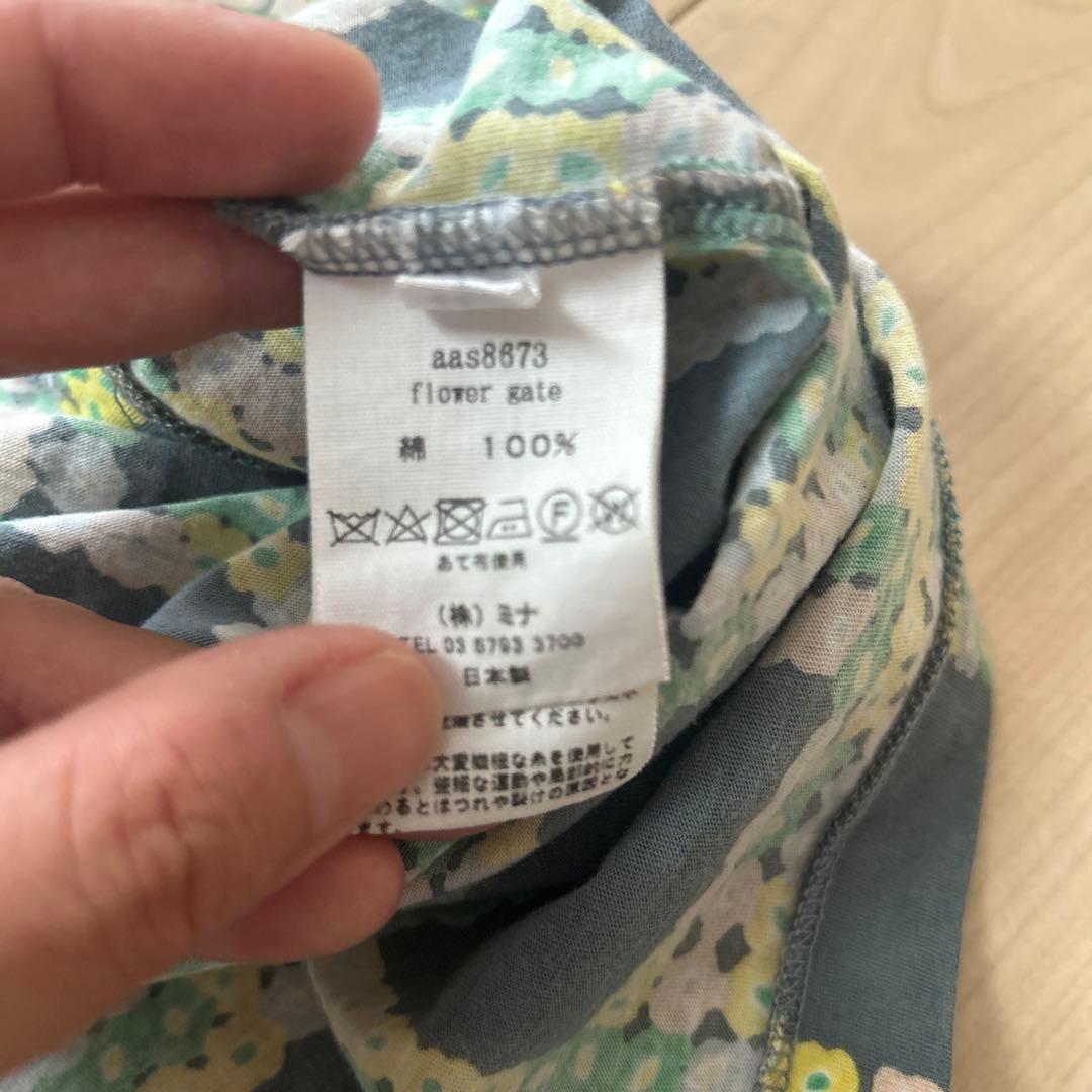 【お値下げ中】ミナペルホネン　flower gate Tシャツ　2022ss