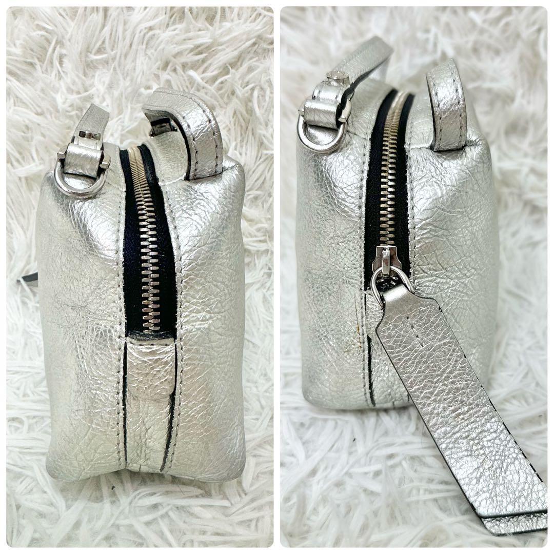 GIANNI CHIARINI ALIFA S ショルダーバッグ シルバー