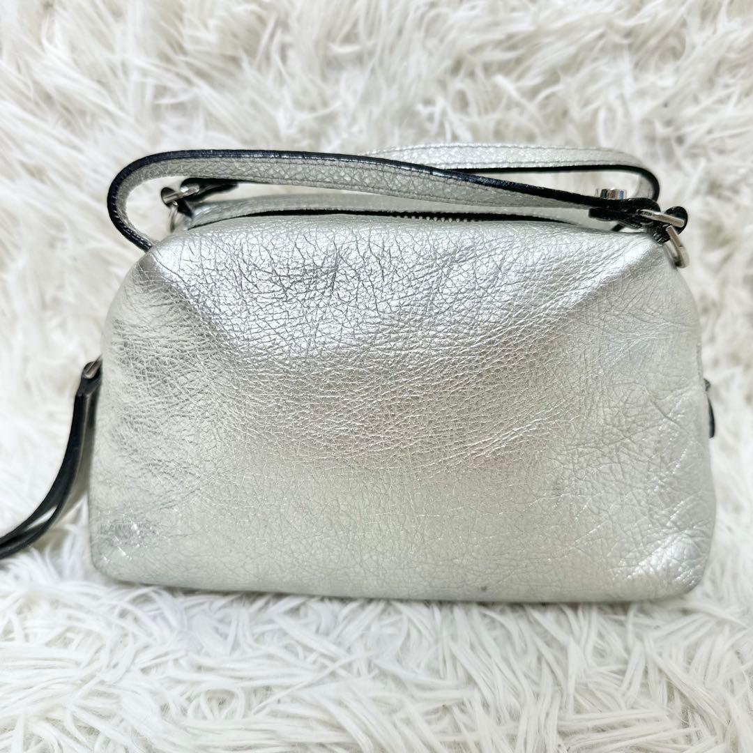 GIANNI CHIARINI ALIFA S ショルダーバッグ シルバー