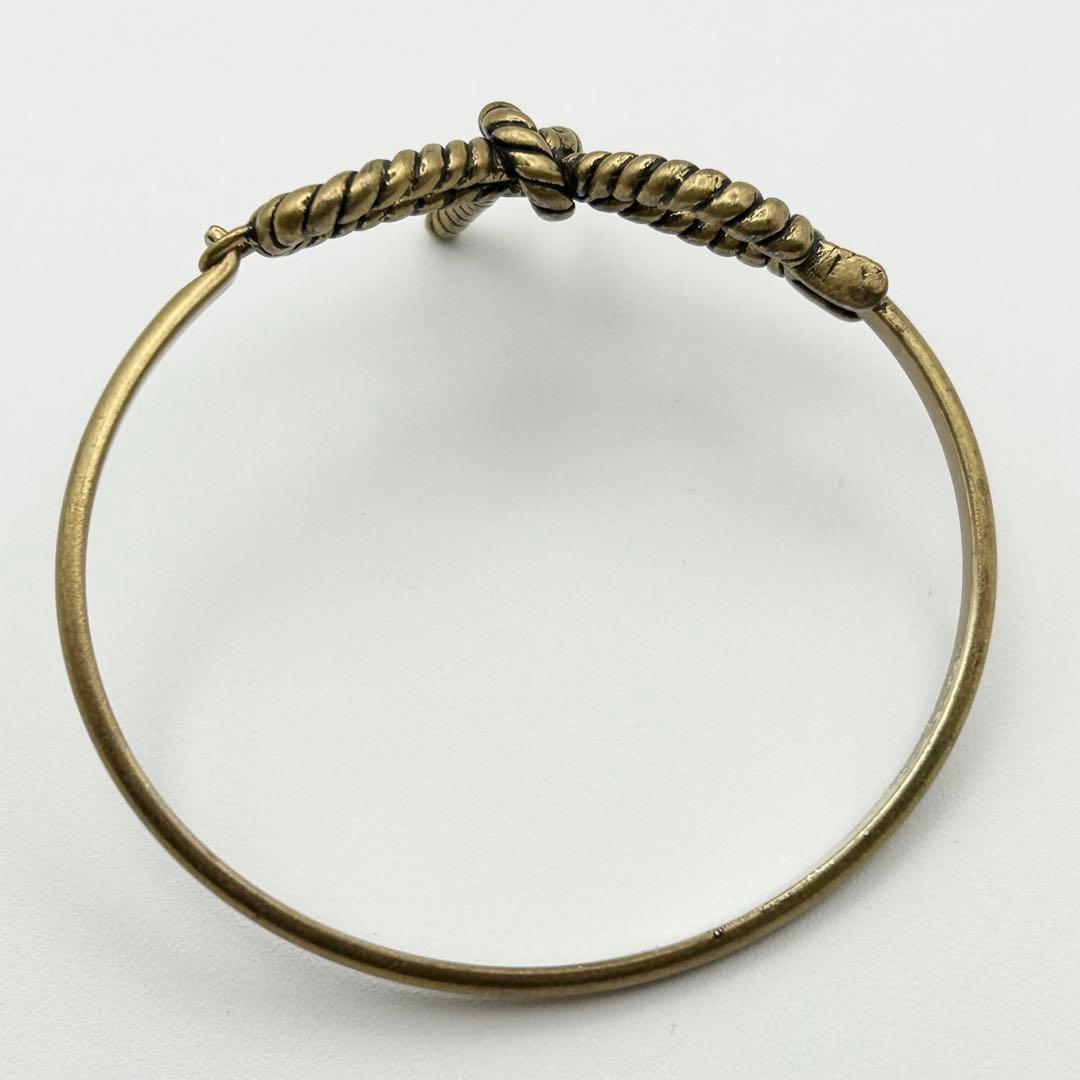 【Aimerさん着用】MARC JACOBS ゴールド リボン　バ ングル