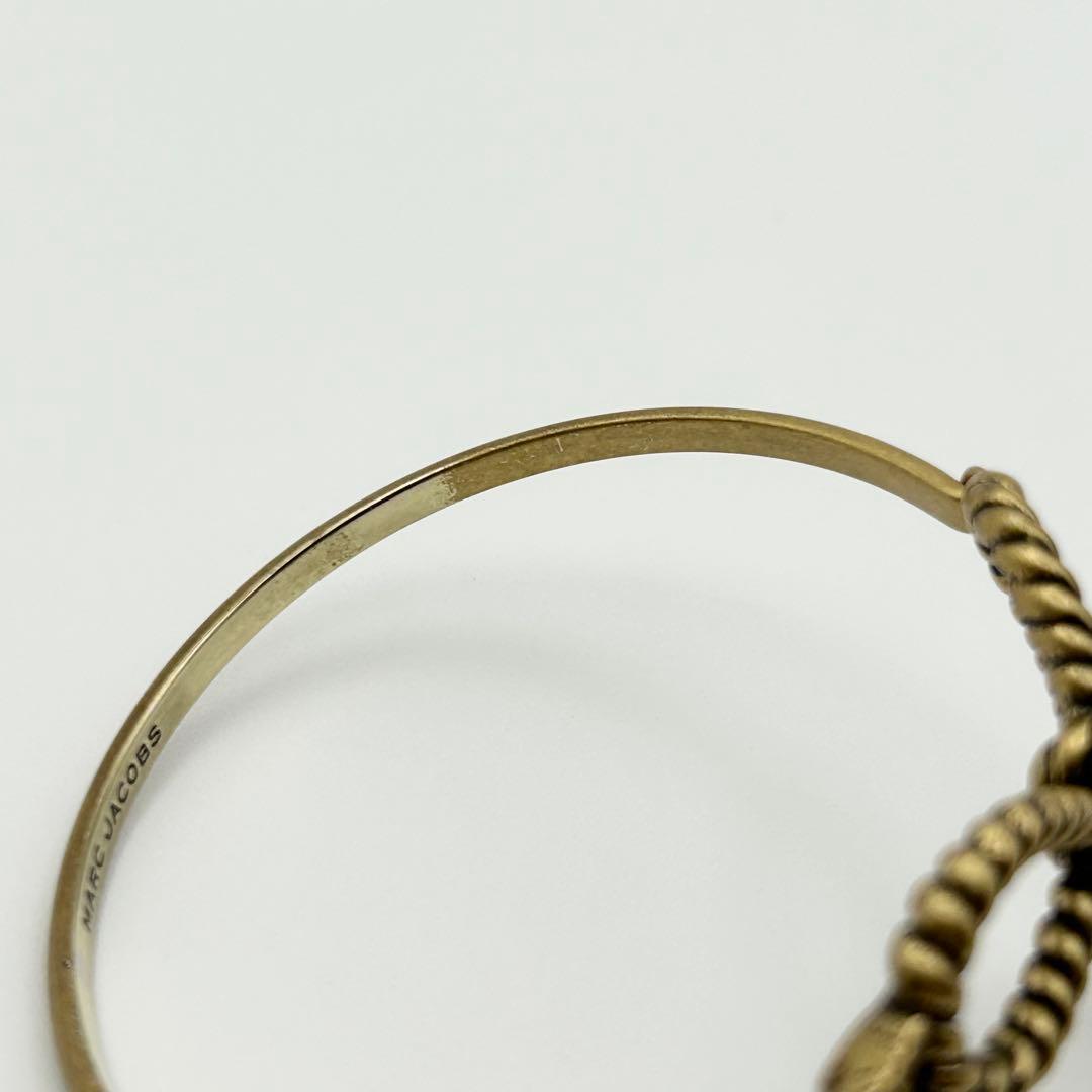 【Aimerさん着用】MARC JACOBS ゴールド リボン　バ ングル