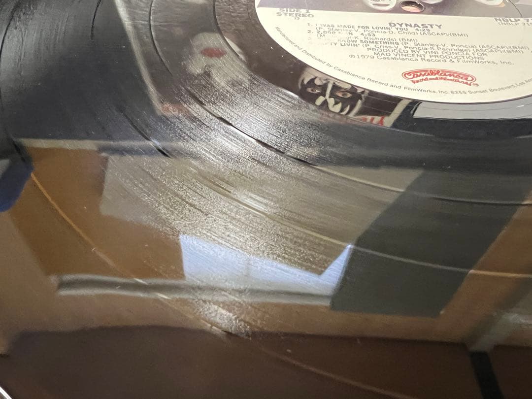 KISS Dynasty US盤 1979年 NBLP 7152 ポスター付