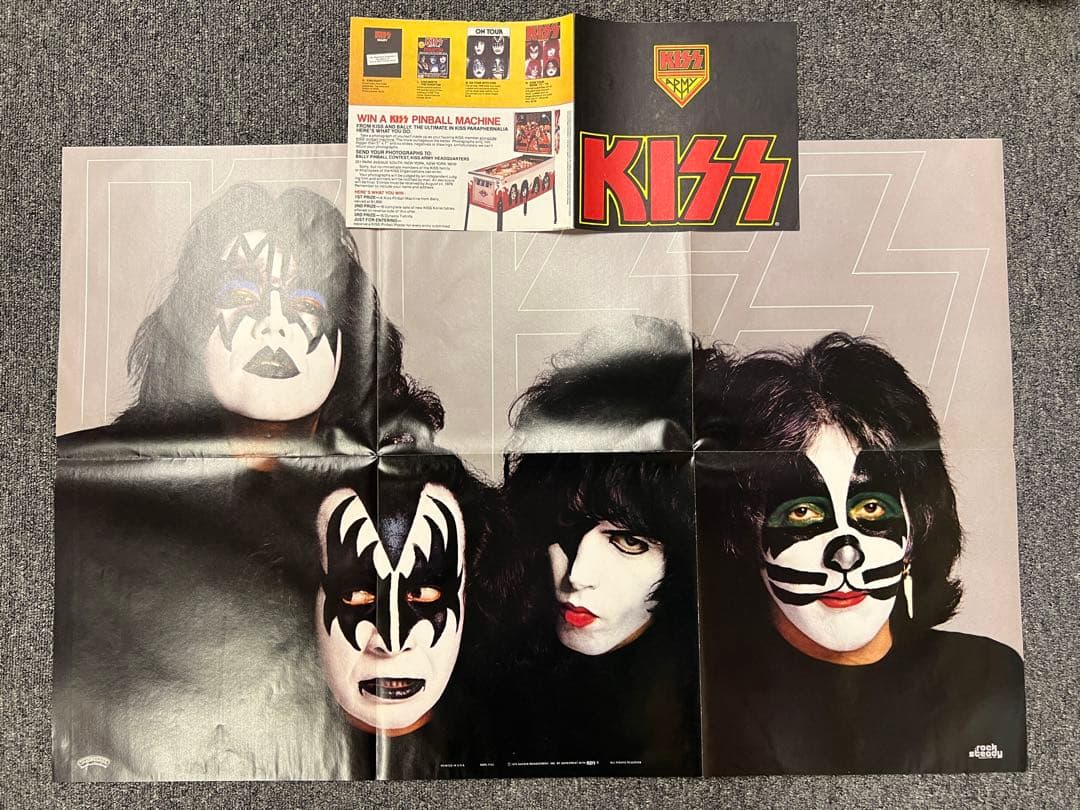 KISS Dynasty US盤 1979年 NBLP 7152 ポスター付