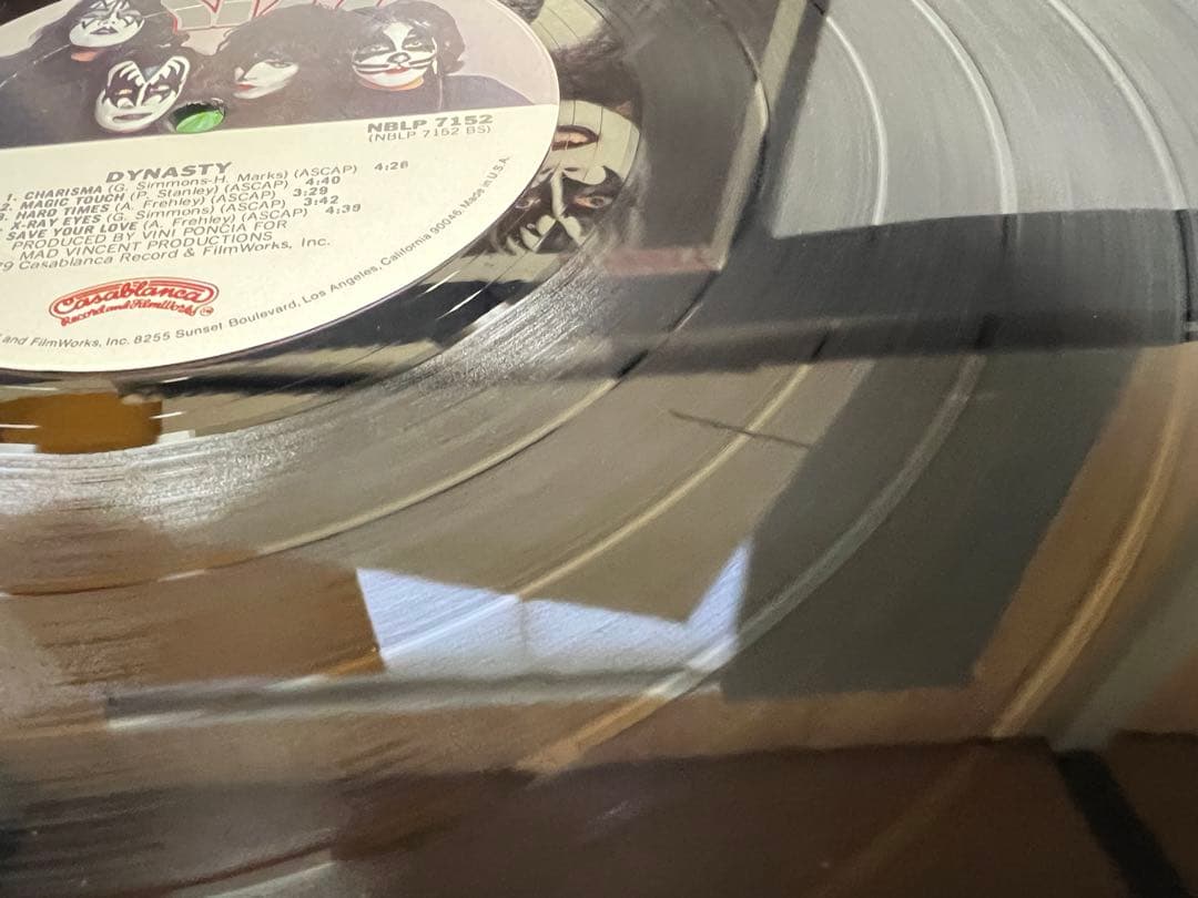 KISS Dynasty US盤 1979年 NBLP 7152 ポスター付