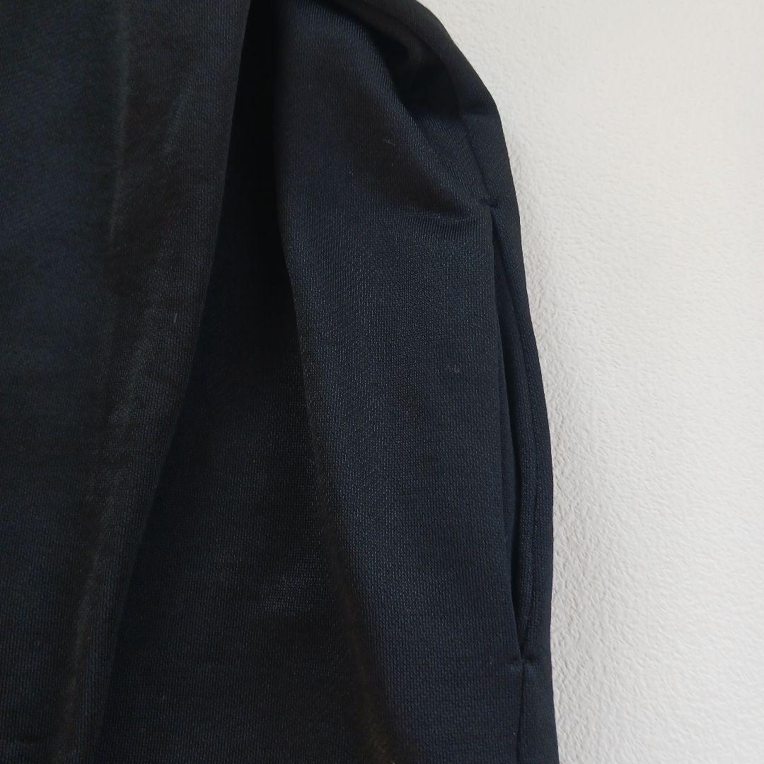 UN3D.　アンスリード　レイヤードスウェットワンピース　ブラック　36