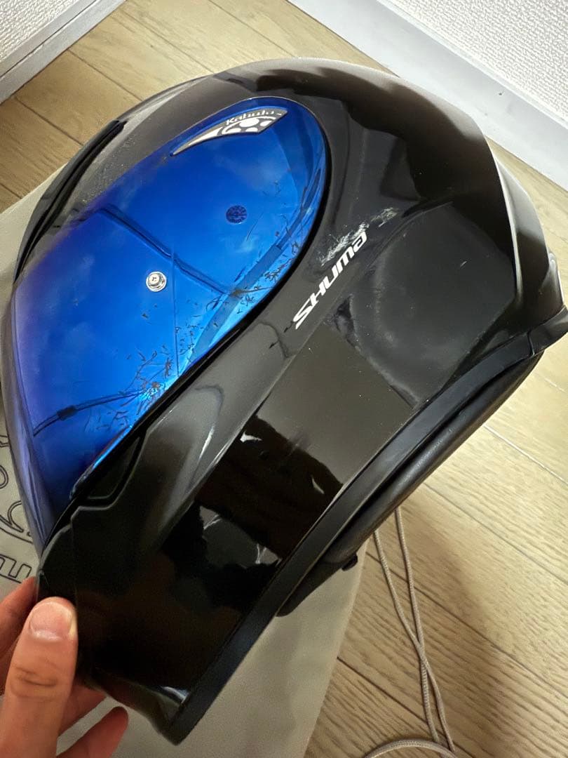 SHUMA KABUTO フルフェイスヘルメット ブラック・ブルー