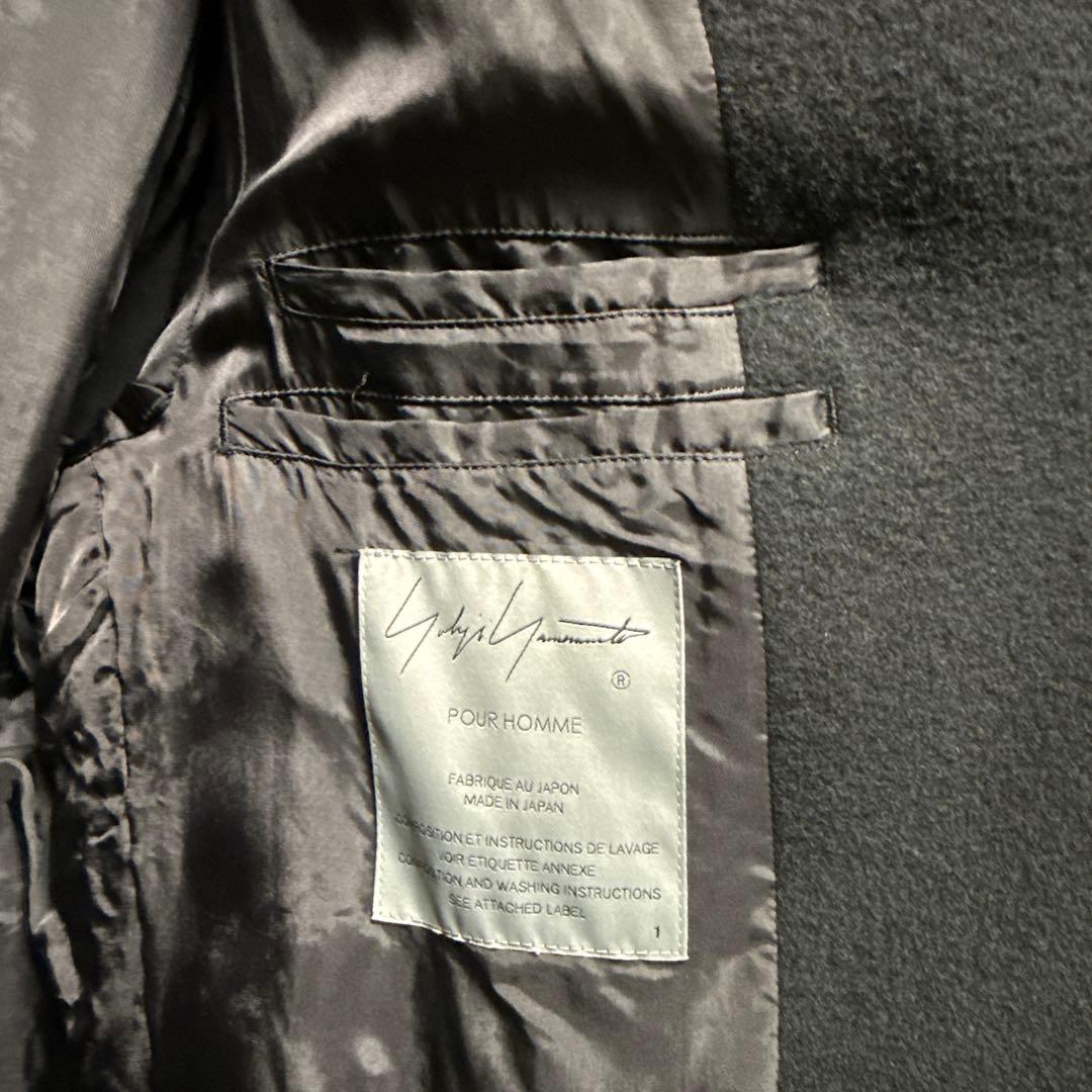 エアリーモッサダブルフーデットコート　ヨウジヤマモトプールオム