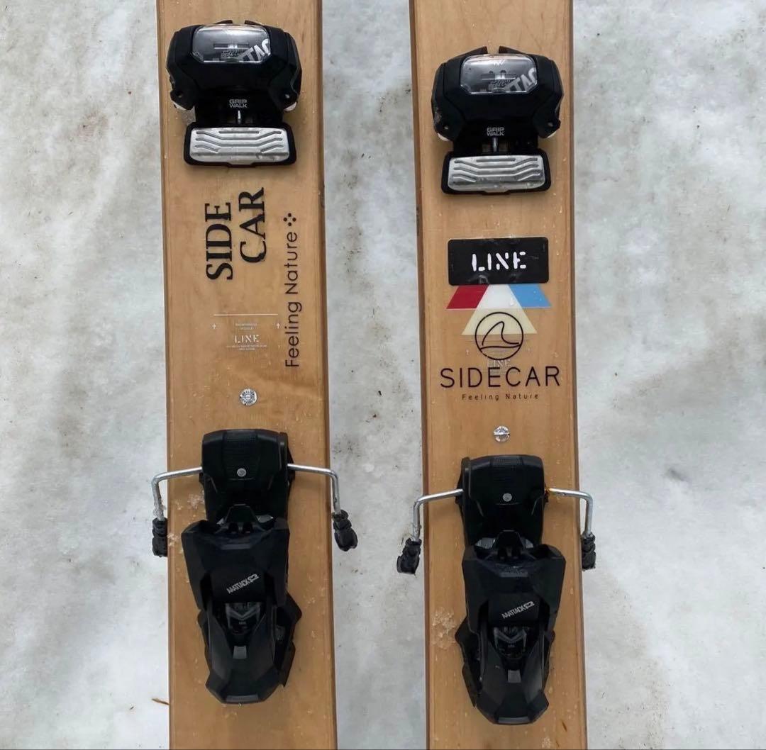 良品 初代 ペスカド ライン スキー 木目 LINE PESCADO 180