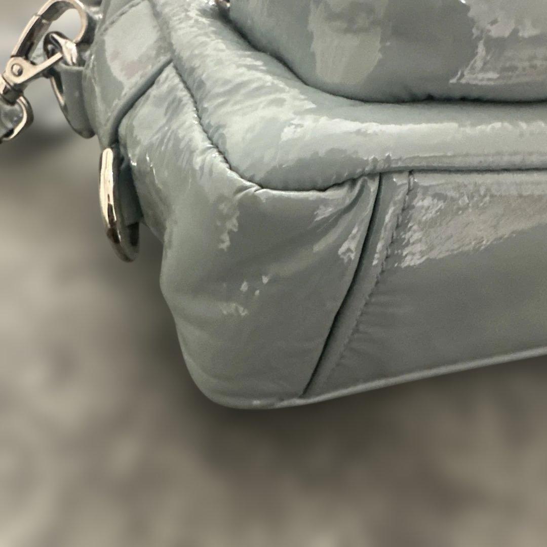 本日のみmiu miu ショルダーバッグ 水色かわいいケース付き