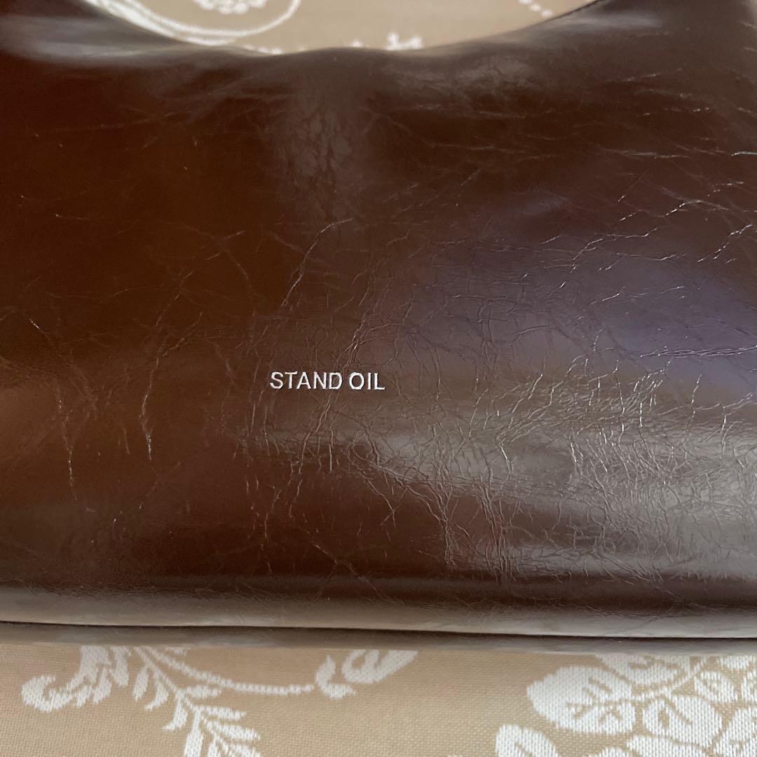 STAND OIL ブラウンPlump bag