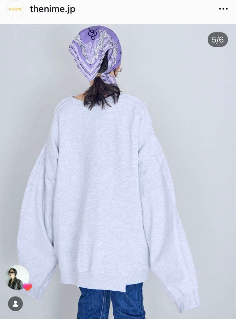 thenime 別注　OLDPARK BAGGY SWEAT スウェット