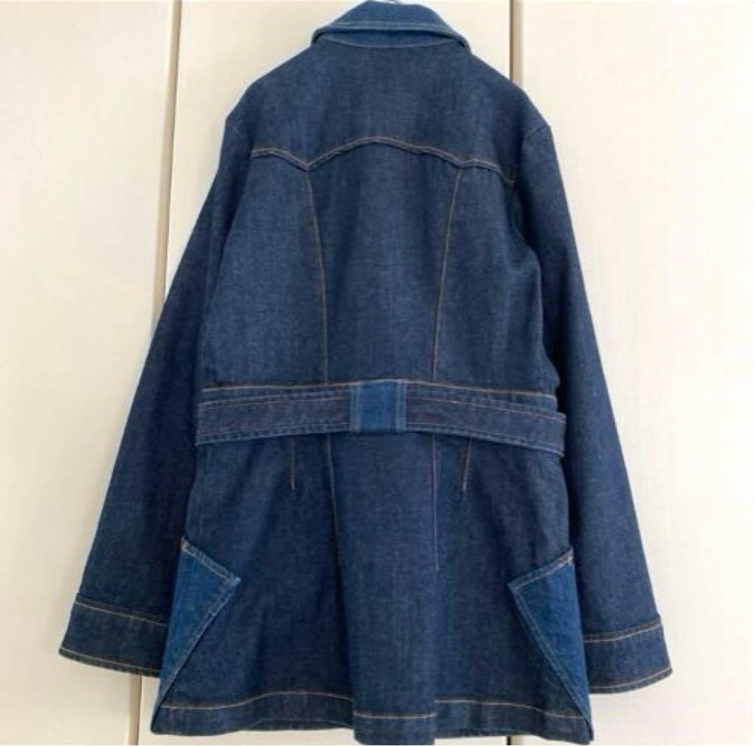 美品★アーペーセー VESTE PATCH 19PC デニム ジャケット　34