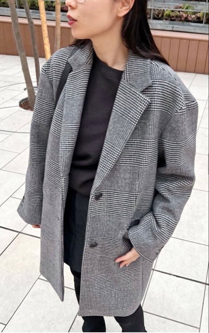 AP STUDIO Chester Coat (Check) コート　新品未使用