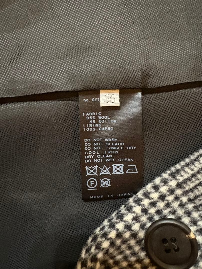 AP STUDIO Chester Coat (Check) コート　新品未使用