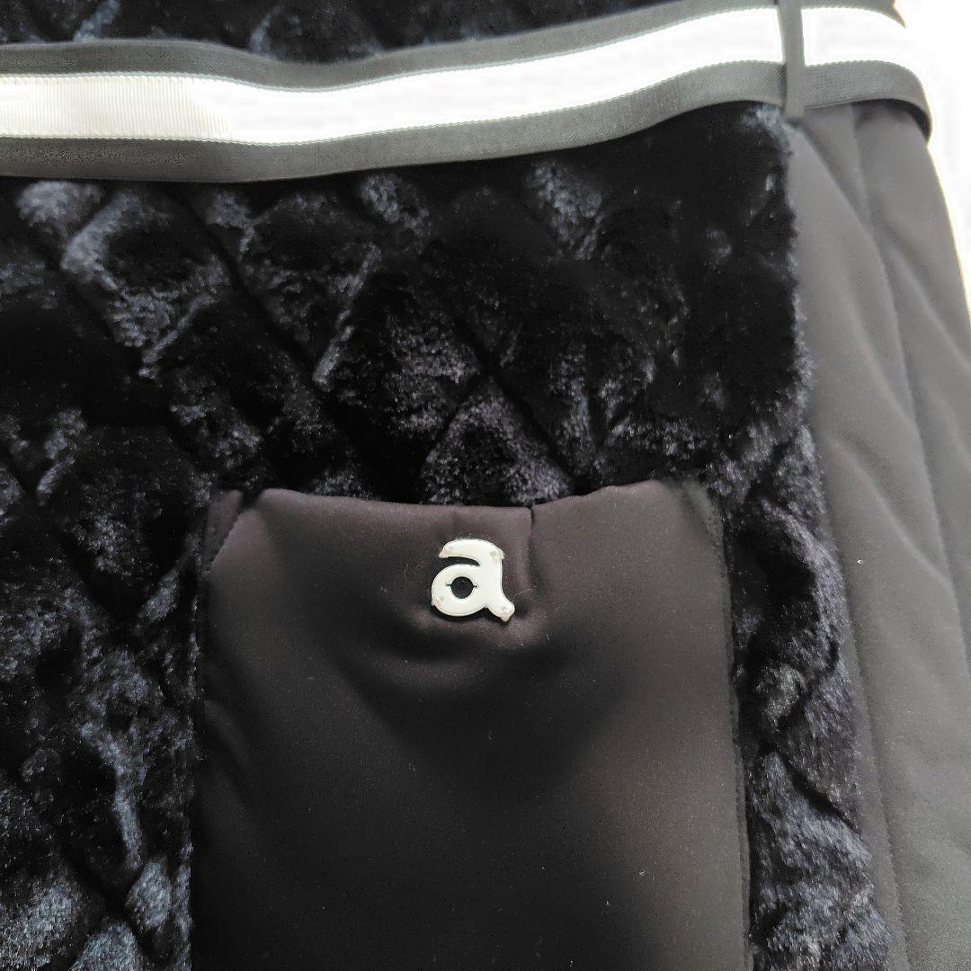 ブラックキルティングダウンベスト