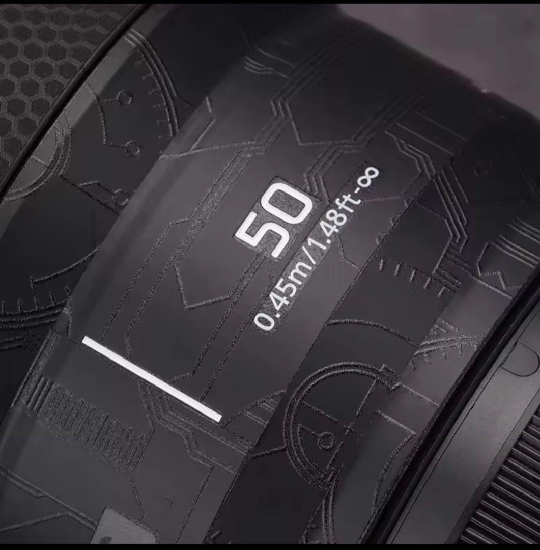 LUMIX S 50mm F1.8 スキンシールセット Lマウント