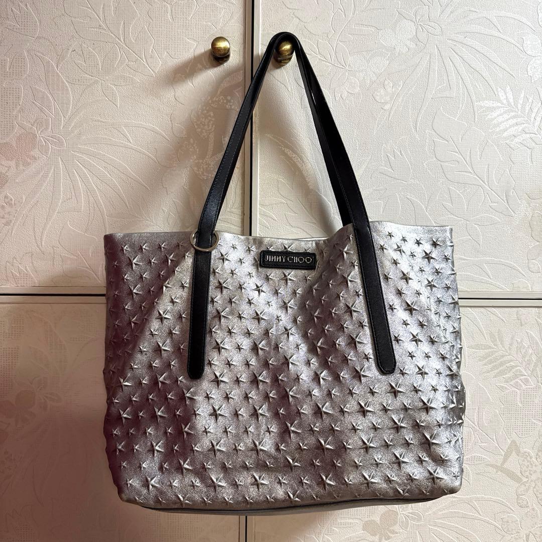 JIMMY CHOO ピムリコ スターエンボストートバッグ