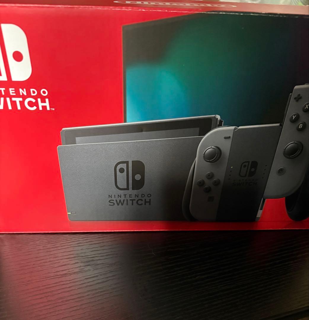 Nintendo Switch グレー 本体+有線LANアダプター