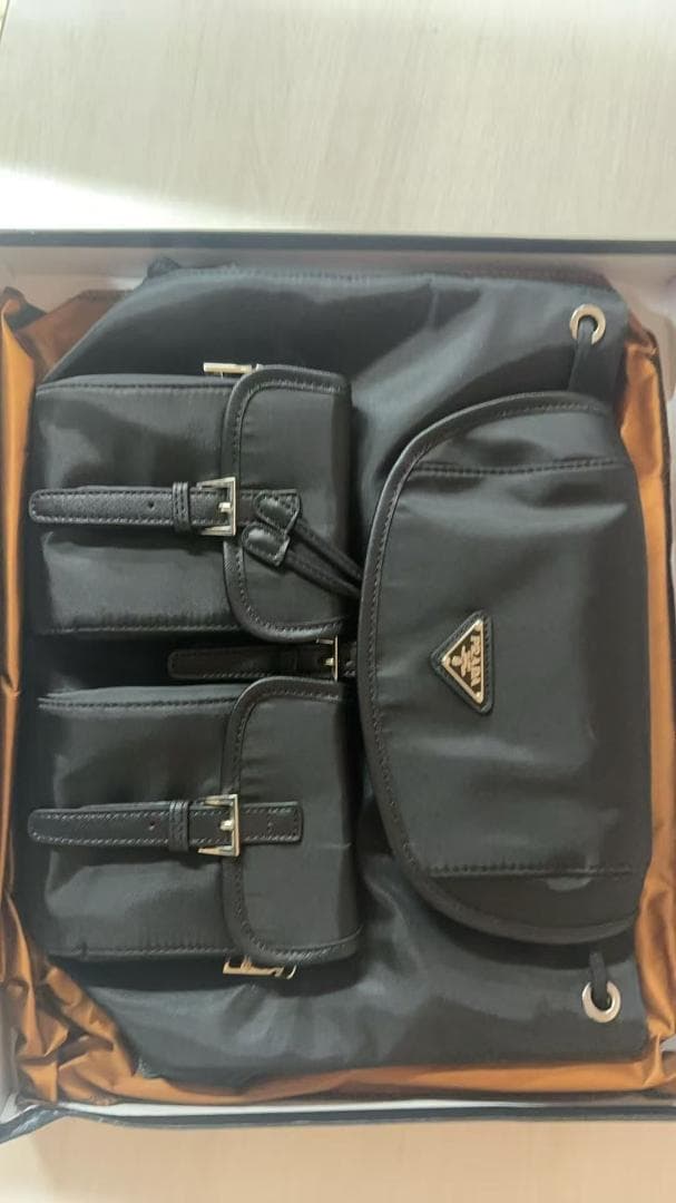 PRADA ブラック ナイロン リュック
