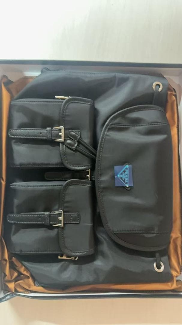 PRADA ブラック ナイロン リュック