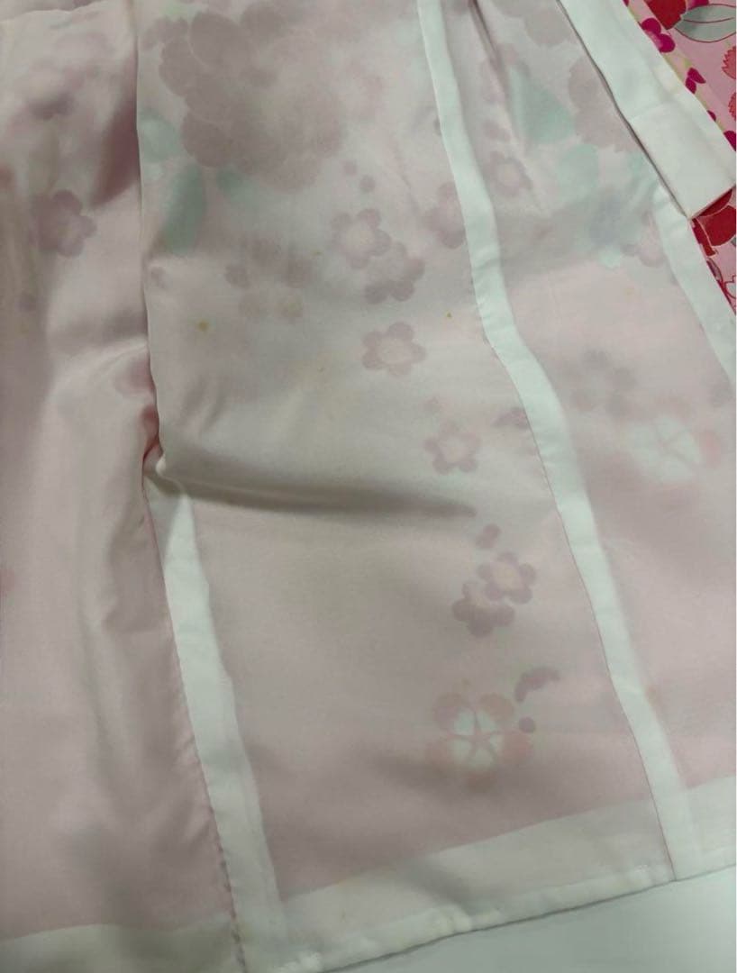 七五三　3歳女の子　着物セット　可愛いピンク　華やか桜　梅　新品