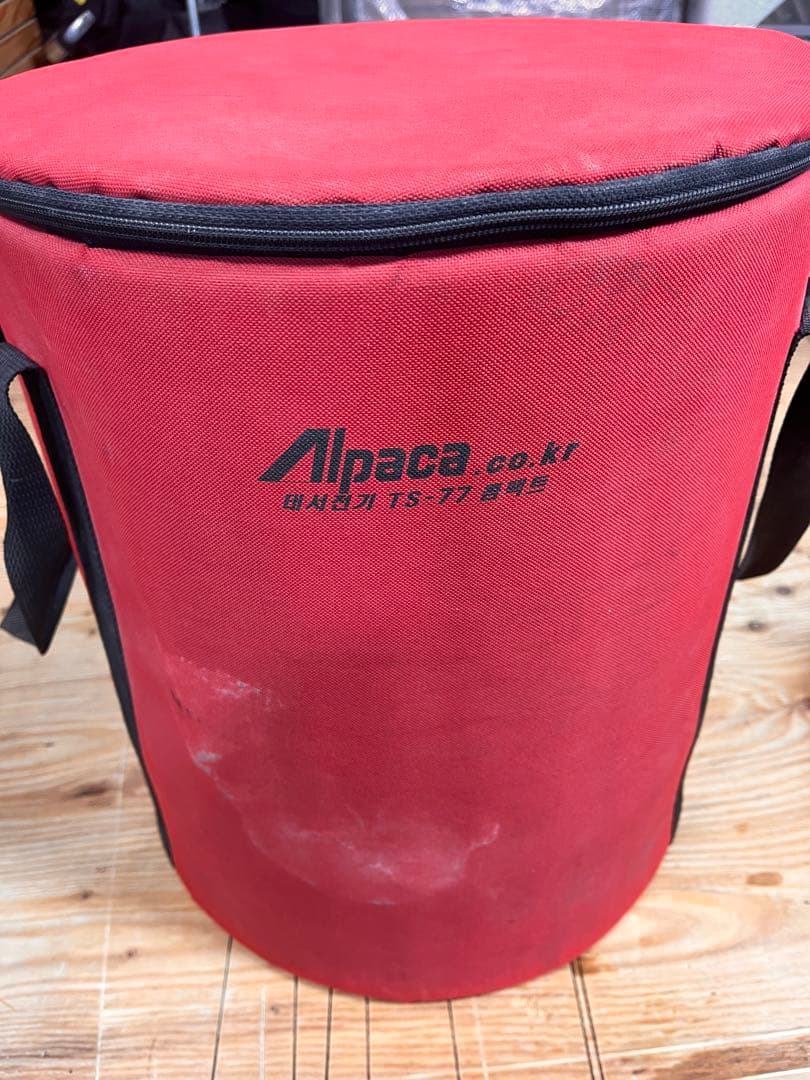 ALPACA TS-77 バッグ　芯 付き　ホワイト　アルパカ　ストーブ